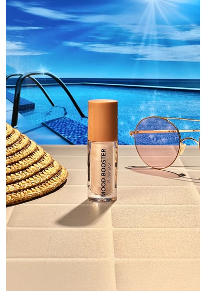 Mood Booster Hafif Yapılı & Kremsi Dokulu Likit Highlighter (001 Moon Glow)
