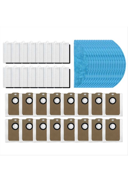 Liectroux G7 Için Robot Vakum Temizleyici Mop Bezi Hepa Filtre Toz Torbası Aksesuarları Değiştirme Ekleri Yedek Parçalar (Yurt Dışından)