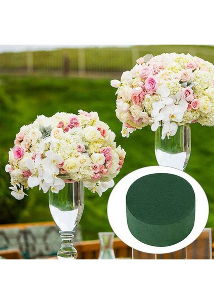 40PCS Düğün Koridoru Dıy Craft Çiçek Düzenlemesi Su Emici Ev Bahçe Yeşil Çiçek Köpüğü Taze Tutma Yuvarlak Tuğla (Yurt Dışından) modelleri