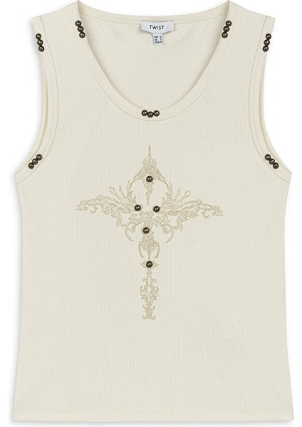 METAL AKSESUARLI TİŞÖRT TW6250070046018 indirimleri