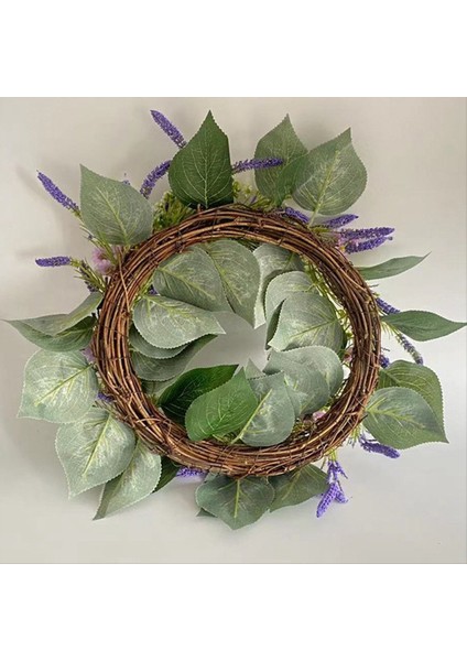 Ön Kapı Için Bahar Çelengi Kapı Süslemeleri Için Süslemeler Açık Hava Duvar Çiftlik Evi Dekor Için Kapı Çelengi (Yurt Dışından)