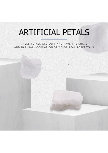 100 Adet/set Ipek Gül Yaprakları Düğün Için Yapay Gül Çiçek Taç Yaprağı Ev Otel Sevgililer Günü Dekorasyonu Beyaz (Yurt Dışından) modelleri