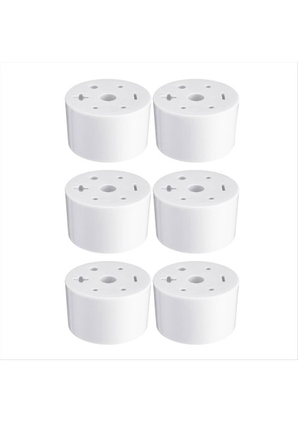 6 Pcs Mezarlığı Mezar Vazo Ekler Plastik Mezarlık Çiçekleri 7 Delik Silindirik Yeniden Kullanılabilir Mezarlık (Yurt Dışından)