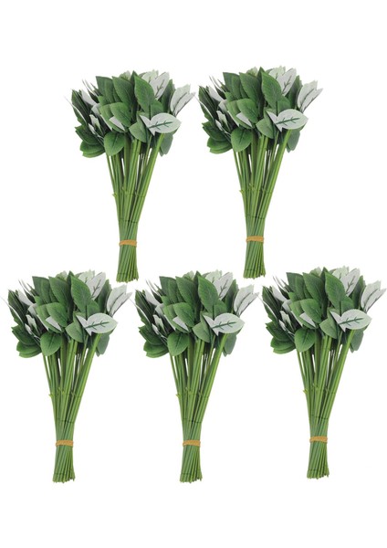 250PCS Yapay Gül Çiçek Sapı Dıy El Yapımı Buket Çiçek Yaprağı Ven Düğün Ev Dekorasyon (Yurt Dışından)
