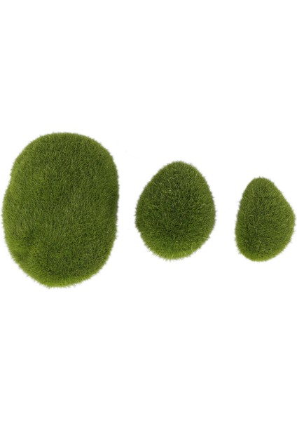 90PCS 3 Boyutunda Yapay Yosun Kayaları Dekoratif Yeşil Yosun Topları Çiçek Aranjmanları Için Bahçeler ve Işçilik (Yurt Dışından) modelleri