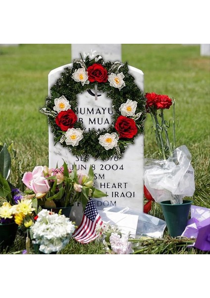 Ayarlanabilir Noel Çelenk Braketi Mezar Mezarlığı Çelenk Destek Çelenk Rafı Noel Mezarlığı Dekorasyonu (Yurt Dışından) fiyatları