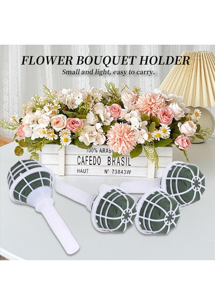 8 Paket Çiçek Sapı Buket Tutucu Çiçek Buket Tutucu Için Çiçek Aranjmanı Düğün Buket Malzemeleri (Yurt Dışından) fırsatları