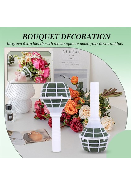 8 Paket Çiçek Sapı Buket Tutucu Çiçek Buket Tutucu Için Çiçek Aranjmanı Düğün Buket Malzemeleri (Yurt Dışından) indirimleri