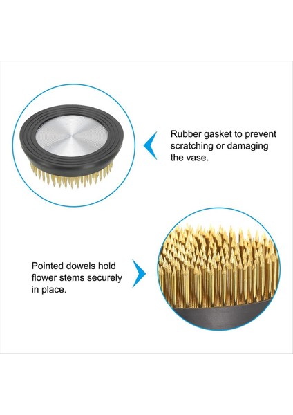 0 9/1 4/2 4inch Çiçek Kurbağaları Ikebana Kenzan 3 Adet Çiçek Aranger Alet Pirinç Çiçek Kurbağa Pimi Tutucu (Yurt Dışından) fiyatları