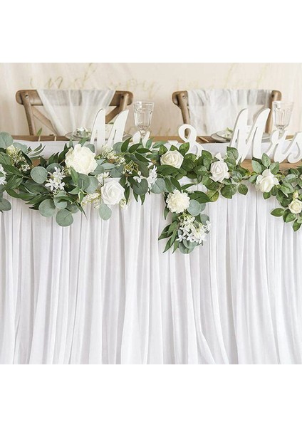 Söğüt Üzümlü Yapay Okaliptüs Çelenk 6 Paket 6 5 Feet Okaliptüs Çelenk Yeşillik Gümüş Dolar Okaliptüs (Yurt Dışından) fiyatları