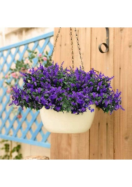 10 Paket Yapay Çiçekler Lavanta Çiçekleri Açık Uv Dayanıklı Çiçekler Soluk Plastik Çiçekler C Yok (Yurt Dışından) fiyatları