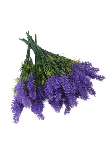 10 Paket Yapay Çiçekler Lavanta Çiçekleri Açık Uv Dayanıklı Çiçekler Soluk Plastik Çiçekler C Yok (Yurt Dışından) fırsatları