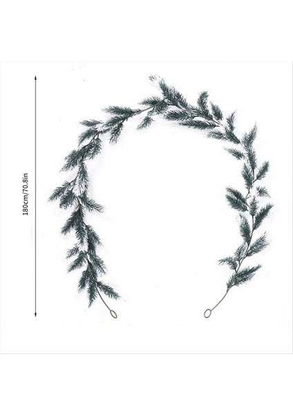 Yeşil Plastik Çam ve Cypress Noel Imitasyonu Rattan Ev Dekorasyonu Simüle Çam Iğneleri B (Yurt Dışından) fiyatları