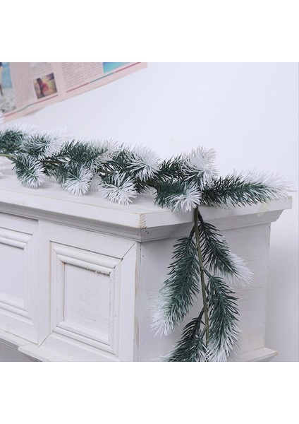 Yeşil Plastik Çam ve Cypress Noel Imitasyonu Rattan Ev Dekorasyonu Simüle Çam Iğneleri B (Yurt Dışından) modelleri