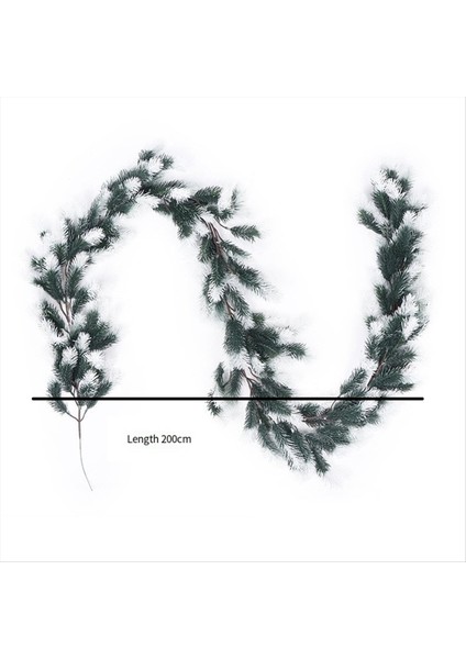Yeşil Plastik Çam ve Cypress Noel Imitasyonu Rattan Ev Dekorasyonu Simüle Çam Iğneleri B (Yurt Dışından) indirimleri