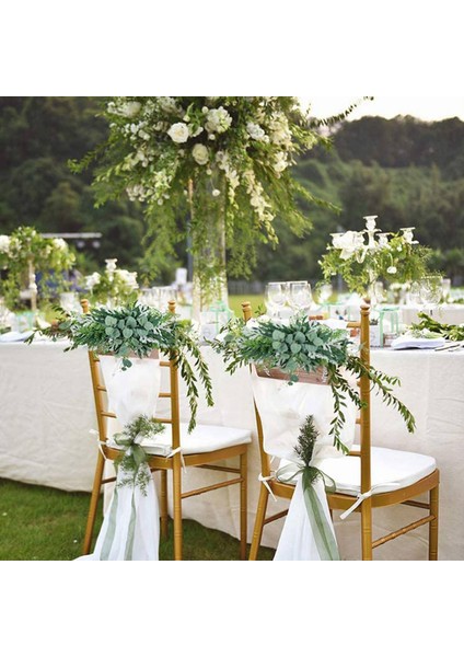 2x Yeşillik Swag Yapay Ön Kapı Çelenk Asılı Okaliptüs Çelenk Için Çelenk Ev Penceresi Duvar Düğün Dekor (Yurt Dışından) modelleri