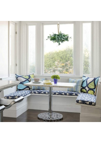 2x Yeşillik Swag Yapay Ön Kapı Çelenk Asılı Okaliptüs Çelenk Için Çelenk Ev Penceresi Duvar Düğün Dekor (Yurt Dışından) fırsatları