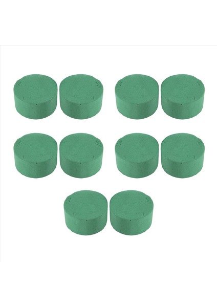 10PCS Düğün Koridoru Dıy Craft Çiçek Düzenlemesi Su Emici Ev Bahçe Yeşil Çiçek Köpüğü Taze Tutma Yuvarlak Tuğla (Yurt Dışından) fiyatları