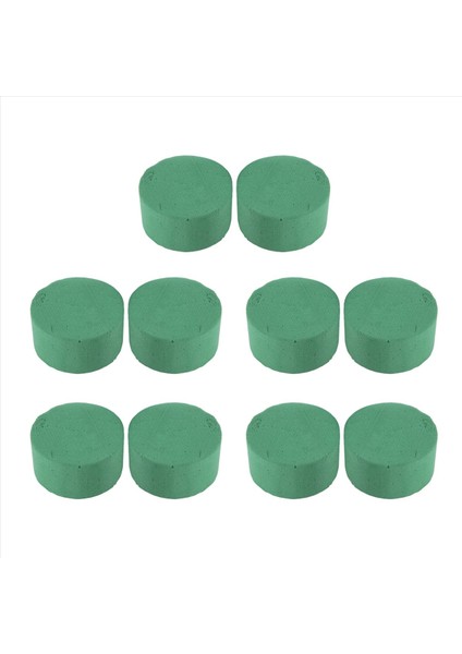 10PCS Düğün Koridoru Dıy Craft Çiçek Düzenlemesi Su Emici Ev Bahçe Yeşil Çiçek Köpüğü Taze Tutma Yuvarlak Tuğla (Yurt Dışından) modelleri