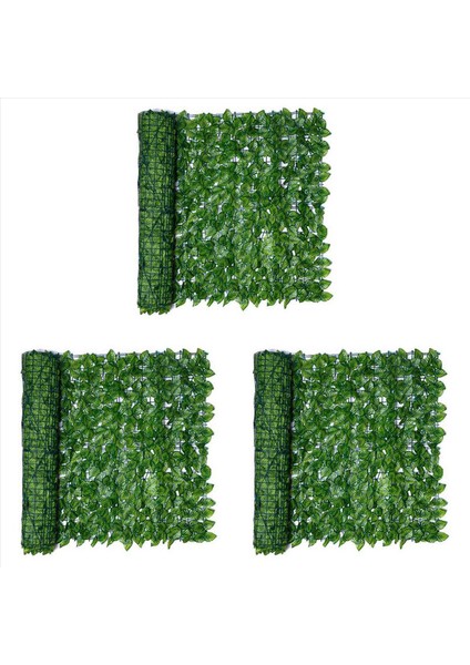 3x 0 5x3 Metre Duvar Bitki Çit Yapay Sarmaşık Yaprağı Gizlilik Çit Ekran Dekor Panelleri Çitini Çit Bırakıyor (Yurt Dışından)