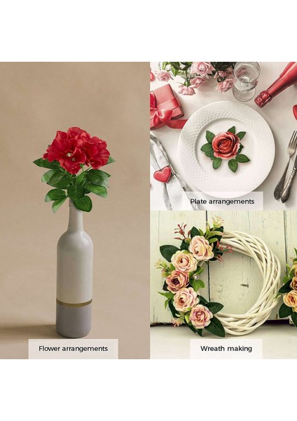 Güller Için Yapay Yapraklar Dekorasyonlar - 72 Ipek Yeşili Güller Gerçekçi Sarmaşıklarla Yaprak Yaprağı Esnek Gövdeler (Yurt Dışından) fiyatları