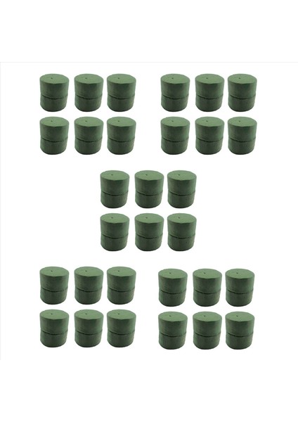 60PCS Diy Çiçek Aranjman Kiti Yeşil Yuvarlak Islak Çiçek Köpük Düğün Koridoru Çiçekler Parti Dekorasyon (Yurt Dışından)