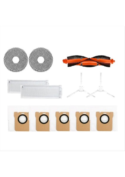 Xiaomi Mijia M30 Pro C107 Yedek Silindir Ana Yan Fırça Hepa Filtre Mop Bez Toz Torbası Yedek Parçalar (Yurt Dışından) indirimleri