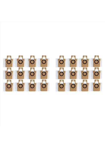 24PCS Yedek Yedek Parçalar Dream Bot L30 Ultra Robot Vakum Temizleyici Çöp Toz Torbası Kirli Çanta (Yurt Dışından)