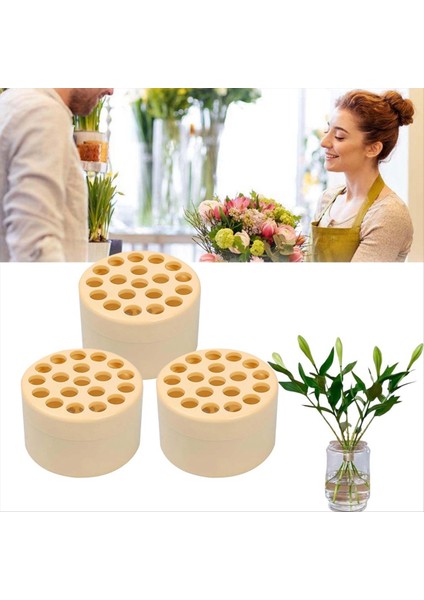 3 Pcs Spiral Ikebana Kök Tutucu Vazo Için Yeniden Kullanılabilir Çiçek Şebekesi Çiçekler Için Bloom Şişkin (Sarı) (Yurt Dışından) indirimleri