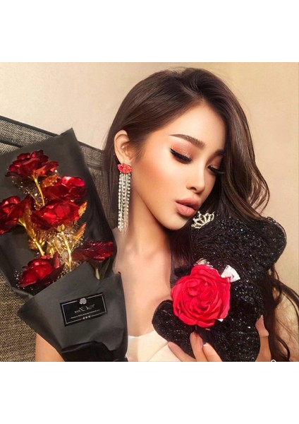 Gold Roses Buket Altın Kaplama Yapay Gül Altın Folyo Gül Sevgililer Günü Anneler Günü Için Sonsuza Kadar Hediyeler (Yurt Dışından) indirimleri