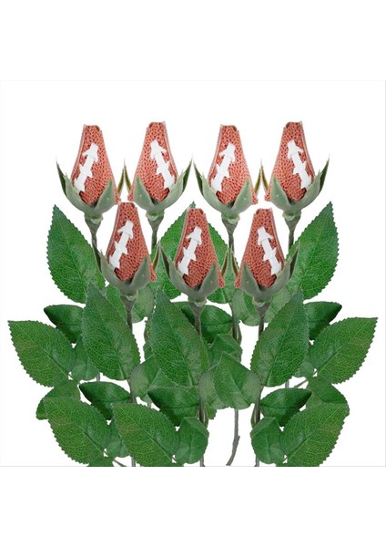 Softball Gül Spor Deri Gül El Yapımı Yapay Voleybol Çiçekleri Hediye Voleybol Anne Hayranları Takım Mezuniyeti C (Yurt Dışından) indirimleri