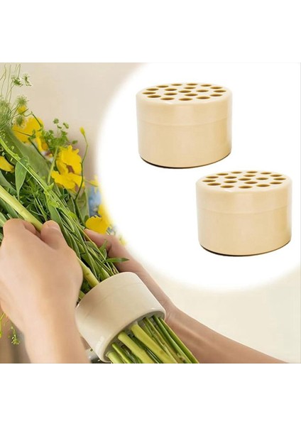 Spiral Ikebana Kök Tutucu Vazo Için Yeniden Kullanılabilir Çiçek Şebekesi Çiçekler Için Bloom Şeyçesi (L/bej-Sarı) (Yurt Dışından) modelleri