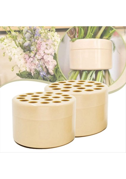 Spiral Ikebana Kök Tutucu Vazo Için Yeniden Kullanılabilir Çiçek Şebekesi Çiçekler Için Bloom Şeyçesi (L/bej-Sarı) (Yurt Dışından) indirimleri