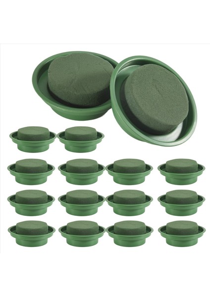 16 Paketi Çekirekler Çeken Çiçek Çiçek Düzenleme Kiti Yeşil Yuvarlak Islak Çiçek Köpük Bloklar Yapay Çiçek Için (Yurt Dışından) modelleri