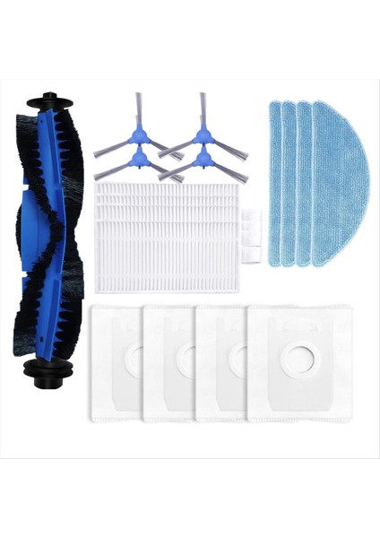Conga 2290 Ultra Yedek Ana Yan Fırça Hepa Filtre Mop Padleri Toz Torbaları Parça Aksesuarları (Yurt Dışından)
