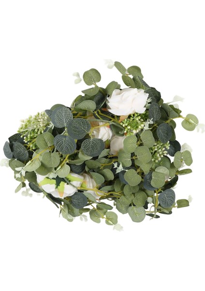 2 Paket Okaliptüs Çelenk Gülü Yeşillik Çelenk Dökme Yapay Ipek Çiçek Okaliptüs Yaprakları Sarmallar (A) (Yurt Dışından) fiyatları