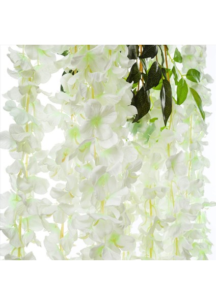 72 Paket (43 2 Ft) Yapay Wisteria Asma Wisteria Asma Çelenk Ipek Uzun Asılı Bush Çiçekleri Dekor Dekor (Yurt Dışından) fırsatları