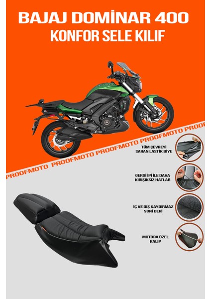 BAJAJ DOMİNAR 400 Konfor Sele Kılıf