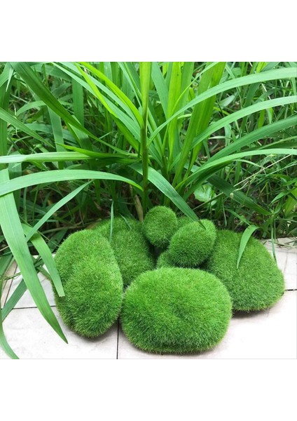 128PCS 5 Boyutunda Yapay Yosun Kayaları Dekoratif Yeşil Yosun Topları Çiçek Aranjmanları Için Yosun Dekoru Bahçeleri (Yurt Dışından) fırsatları