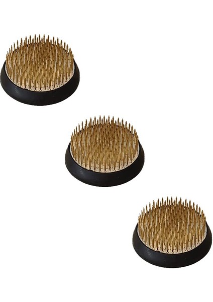 3pcs Çiçek Kurbağaları Tutucu 2 Inç Yuvarlak Çiçek Düzenlemesi Kenzan Japon Pin Kurbağaları Çiçek Fiksasyon ve Dekorasyon (Yurt Dışından)