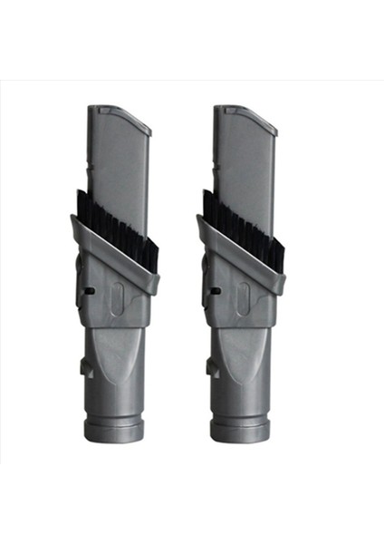 2x Düz Nozul Fırçası Dyson V6 DC30 DC34 DC52 DC72 Vakum Süpürge Yedek Parçalar Aksesuarları 2 Arada 1 Fırça (Yurt Dışından)