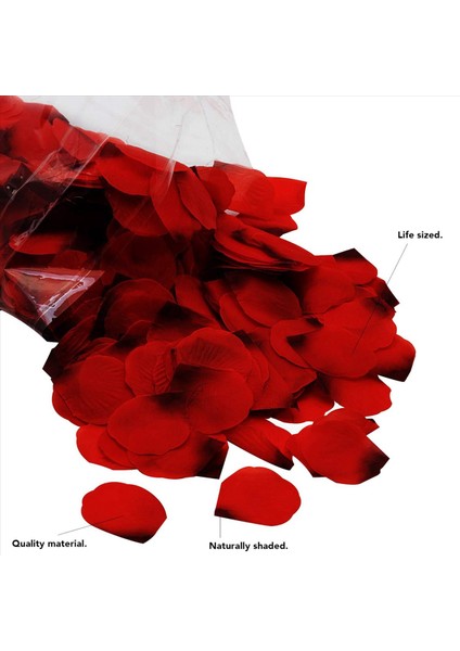 9000 Pcs Kırmızı Çiçek Yapay Gül Yaprakları Düğün Koridoru Için Parti Lehine ve Masa Vazo Ev Dekorasyonu (Yurt Dışından) modelleri