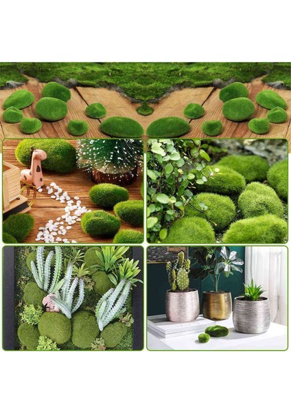 64PCS 5 Boyutunda Yapay Yosun Kayaları Dekoratif Yeşil Yosun Topları Çiçek Aranjmanları Için Yosun Dekoru Bahçeleri (Yurt Dışından) indirimleri
