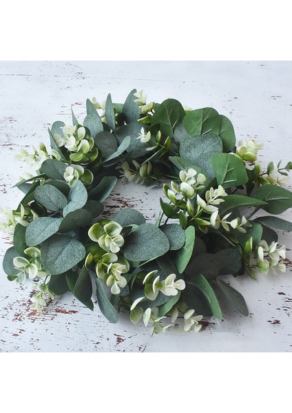 Gişe Çelenk 12 9inch Yapay Yeşil Yapraklar Ön Kapı Asılı Duvar Penceresi Düğün Partisi Dekorasyonu Için Çelenk (Yurt Dışından) modelleri