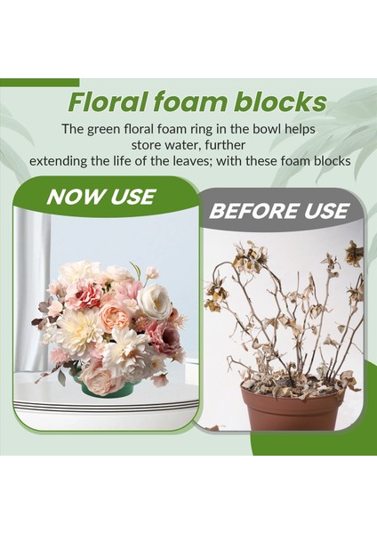 8 Paket Çiçek Köpük Yuvarlak Kaseler Diy Çiçek Aranjman Kiti Yeşil Yuvarlak Islak Çiçek Köpük Bloklar Düğün Dekoru Için (Yurt Dışından) indirimleri