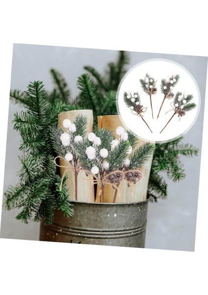 Yapay Çam Iğnesi Yapay Bitki Dekorasyonu Noel Dekoratif Çelenk Malzemesi (Yurt Dışından) fiyatları