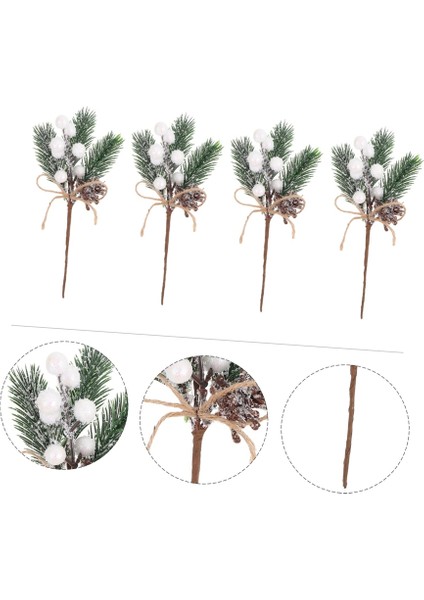 Yapay Çam Iğnesi Yapay Bitki Dekorasyonu Noel Dekoratif Çelenk Malzemesi (Yurt Dışından) modelleri