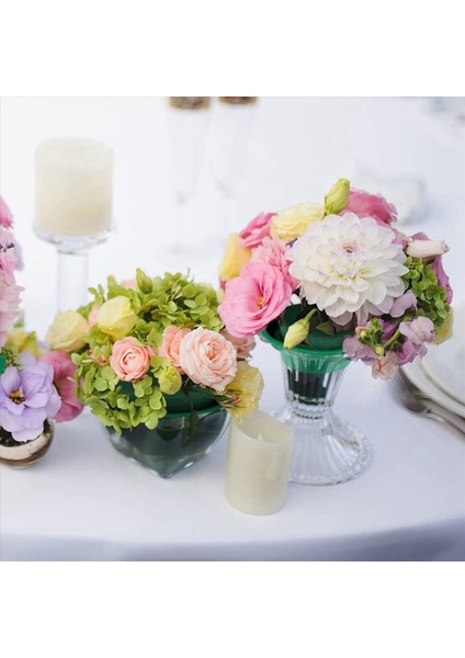 16 Paket Çiçek Köpük Yuvarlak Kaseler Diy Çiçek Aranjman Kiti Yeşil Yuvarlak Islak Çiçek Köpük Bloklar Düğün Dekoru Için (Yurt Dışından) indirimleri