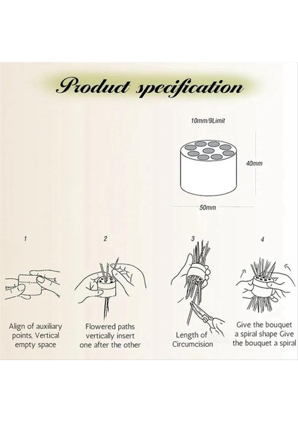 Spiral Ikebana Kök Tutucu Vazo Için Yeniden Kullanılabilir Çiçek Izgarası Çiçekler Için Çiçek Açan Şekillendirici (S/gri) (Yurt Dışından) indirimleri