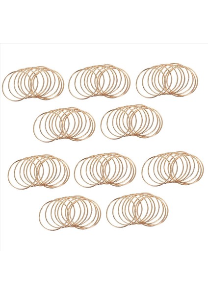 Dreamcatchers ve Crafts Için 100 Paket 3 Inç Altın Rüya Catcher Metal Yüzük Çember Makrome Yüzük (Yurt Dışından)